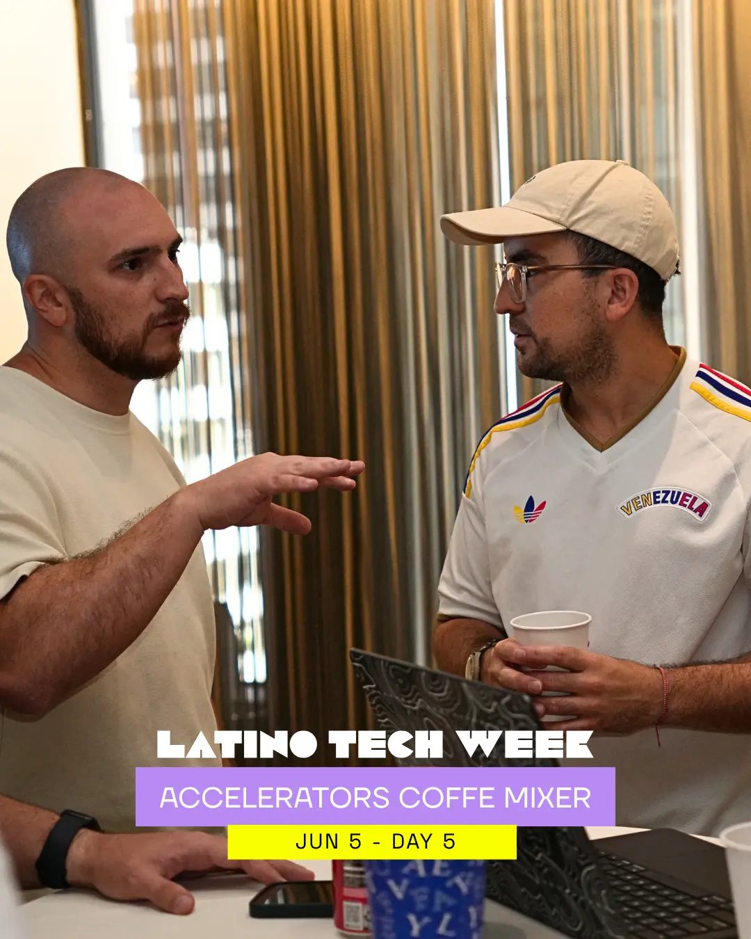 Accelerators Coffee Mixer — Latino Tech Week 2026, Jun 5 · Day 5